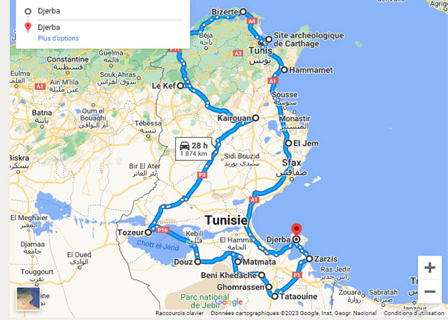 douz voyage tunisie